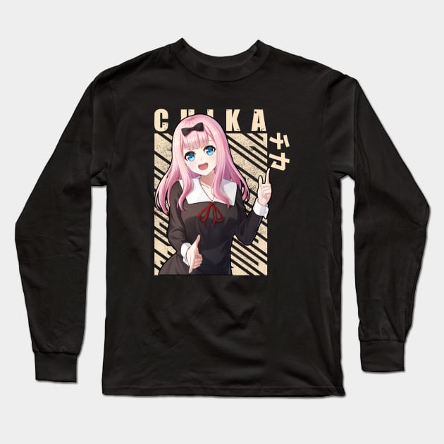 Chika Fujiwara Kaguya Sama Long Sleeve T-Shirt by Otaku Emporium